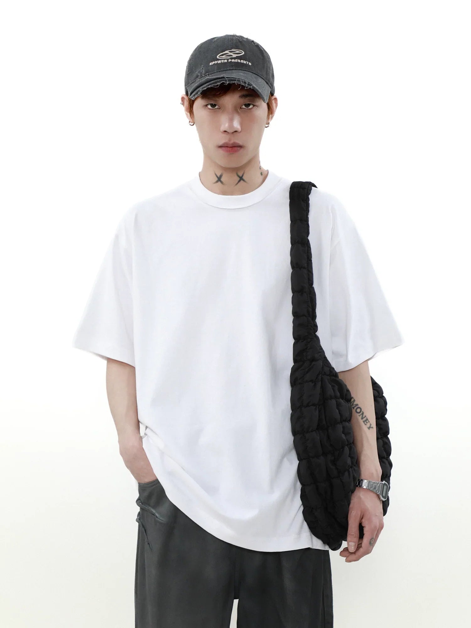 Oversize Round Neck Short Sleeve T-Shirt