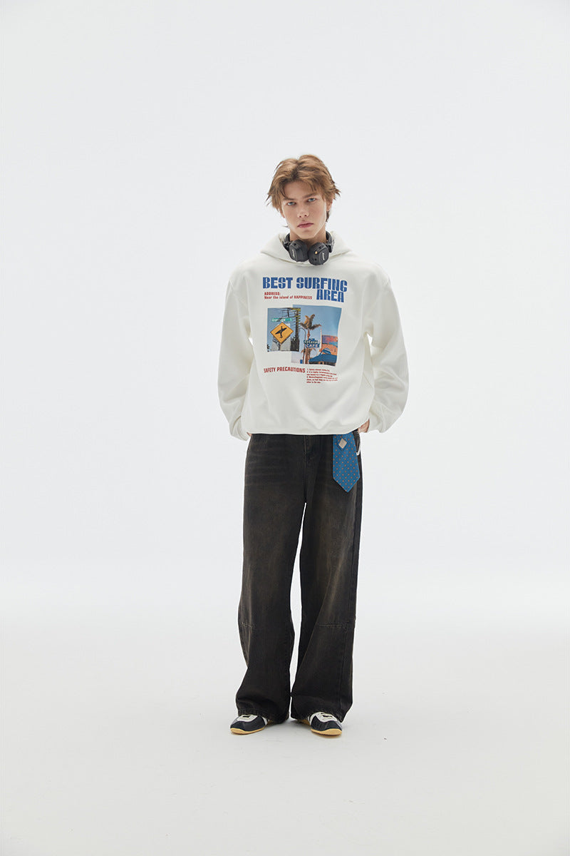 Sweat à capuche pour la meilleure zone de surf