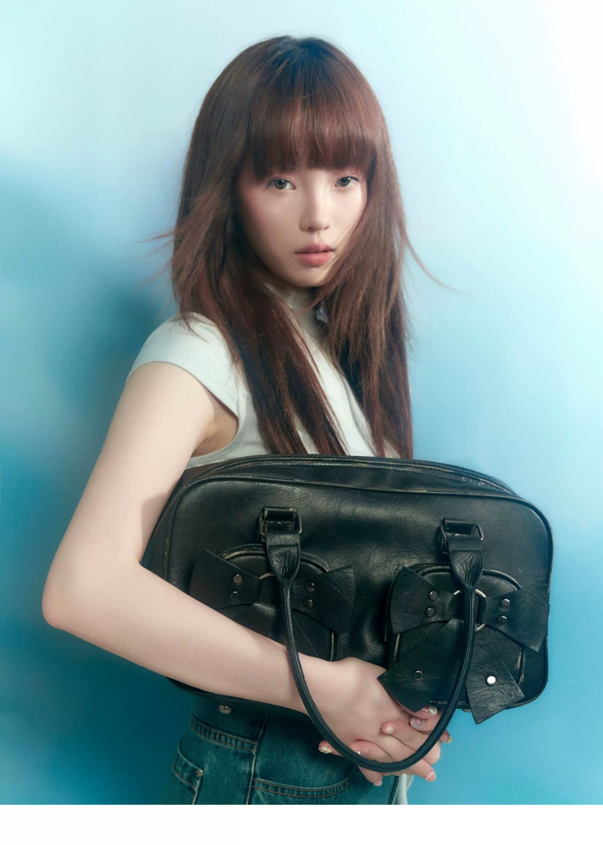 Liquid Bow Punk Bowling Tote Bag