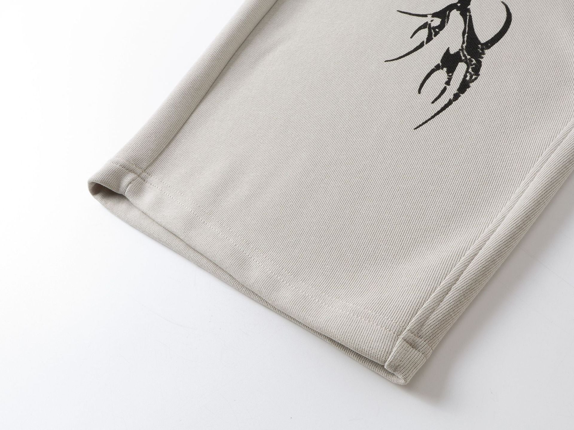 Thorn Print Zipper Hoodie & Thorn Print Wide Leg Sweatpants Setup