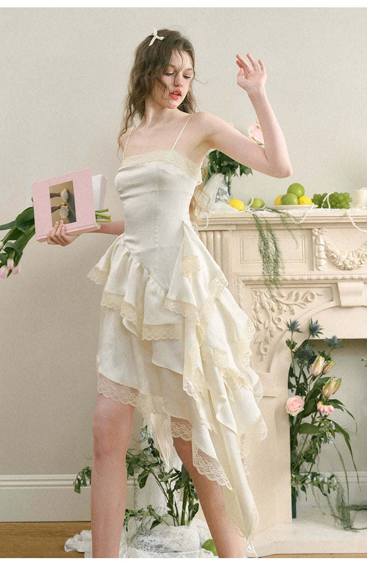 Irregular Hem Length Camisole Dress