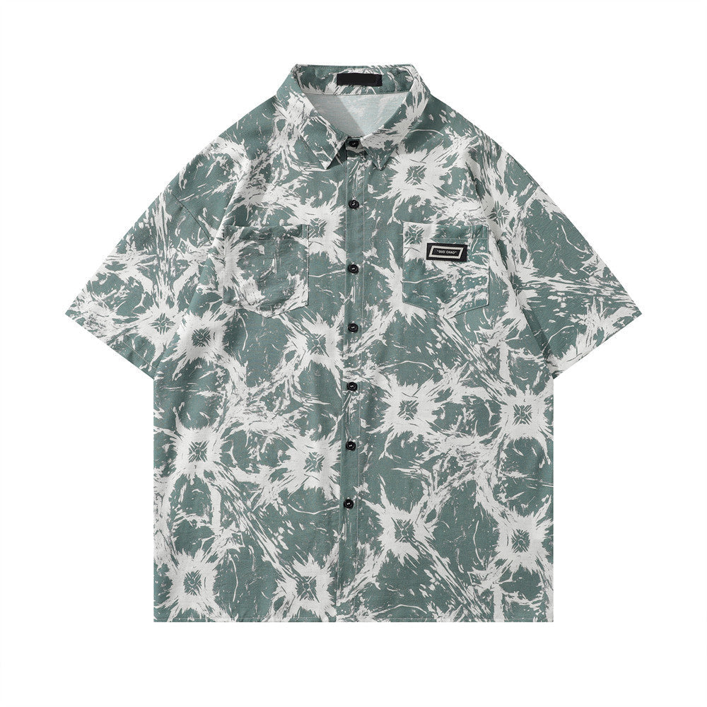 Camicia Tie-Dye con 2 Tasche
