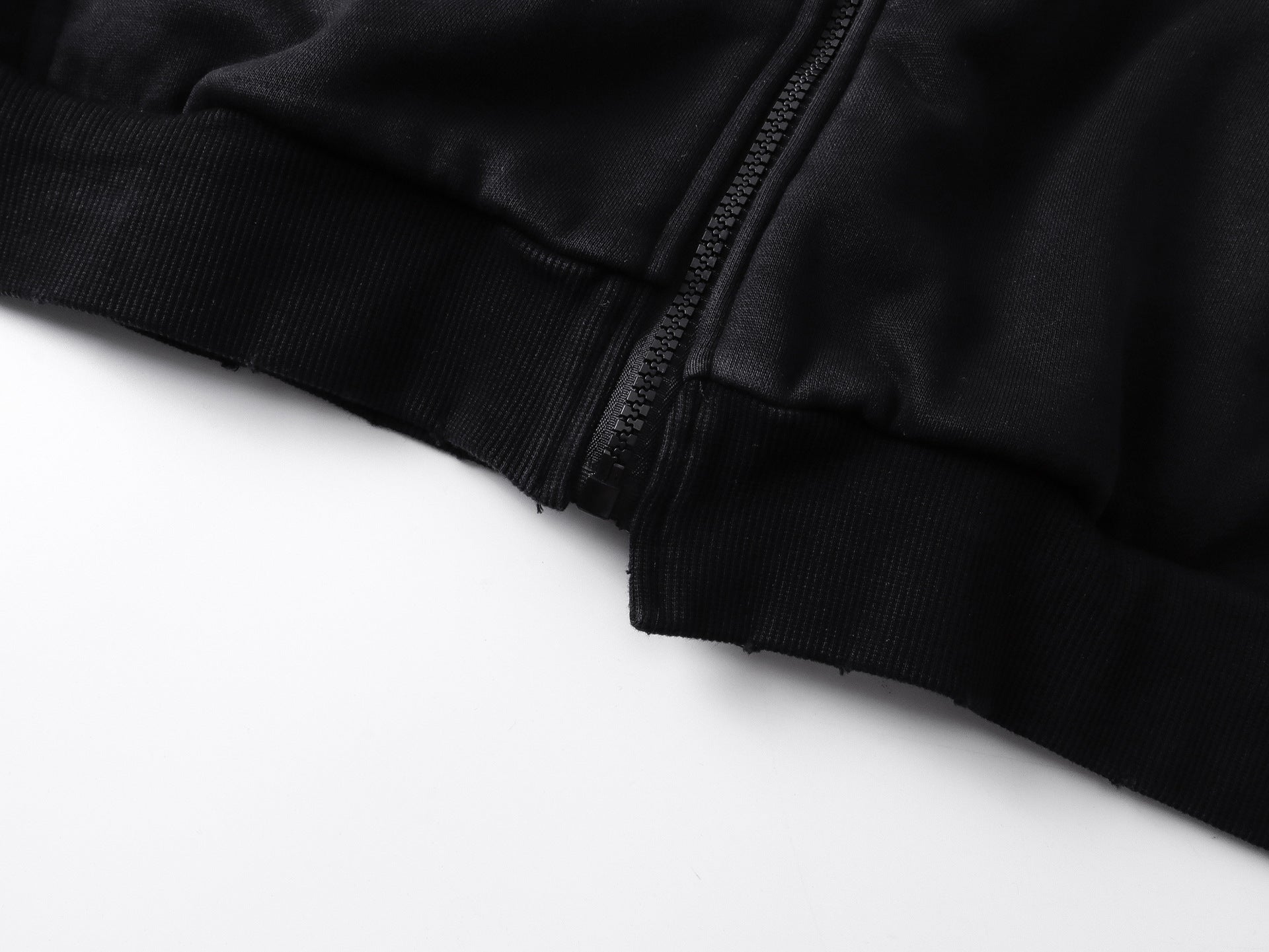 Dirty Washed Logo Print Zipper Hoodie & Dirty Washed Sweatpants Setup