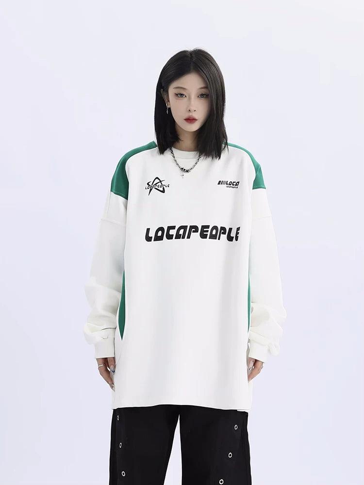 Oversized Round-Neck Sweatshirt
