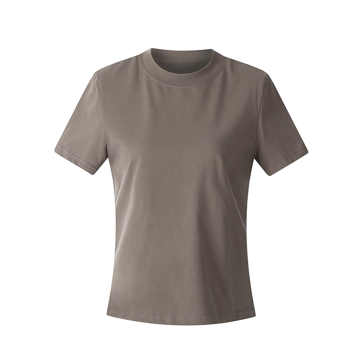 Plain Fitted Short Sleeve T-Shirt