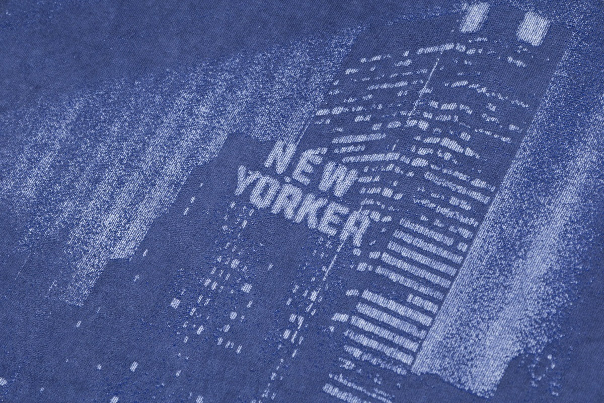 Washed City Print Short Sleeve T-Shirt