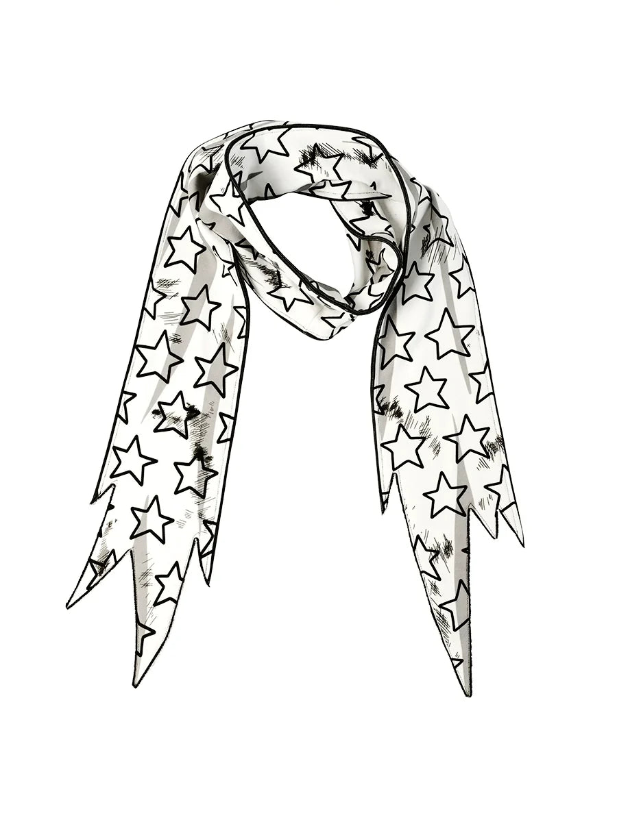Star Design Scarf