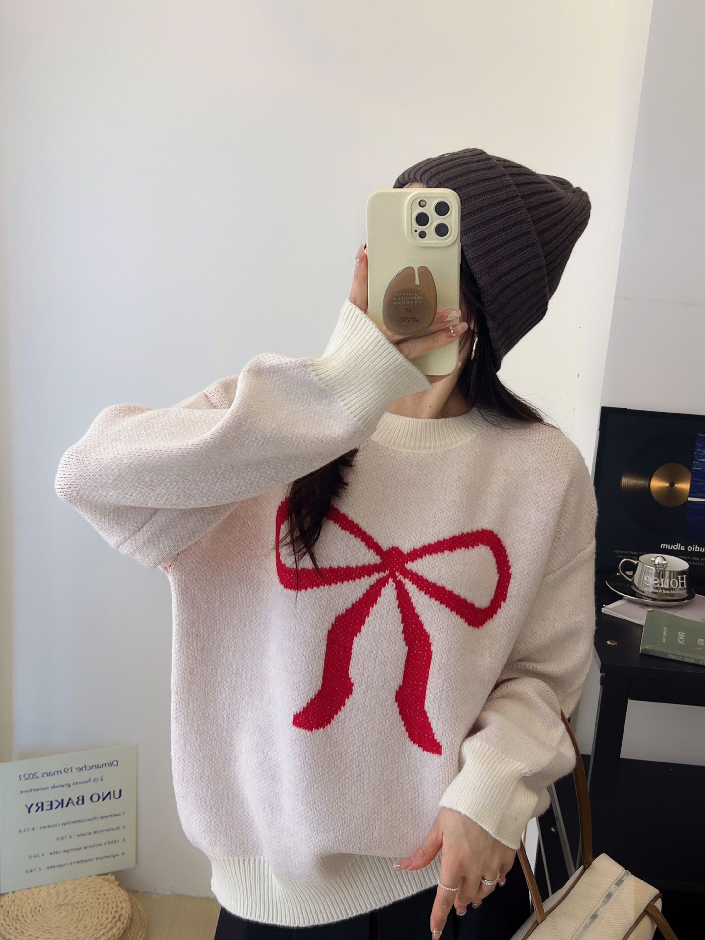 Cute Holiday Bow Sweater