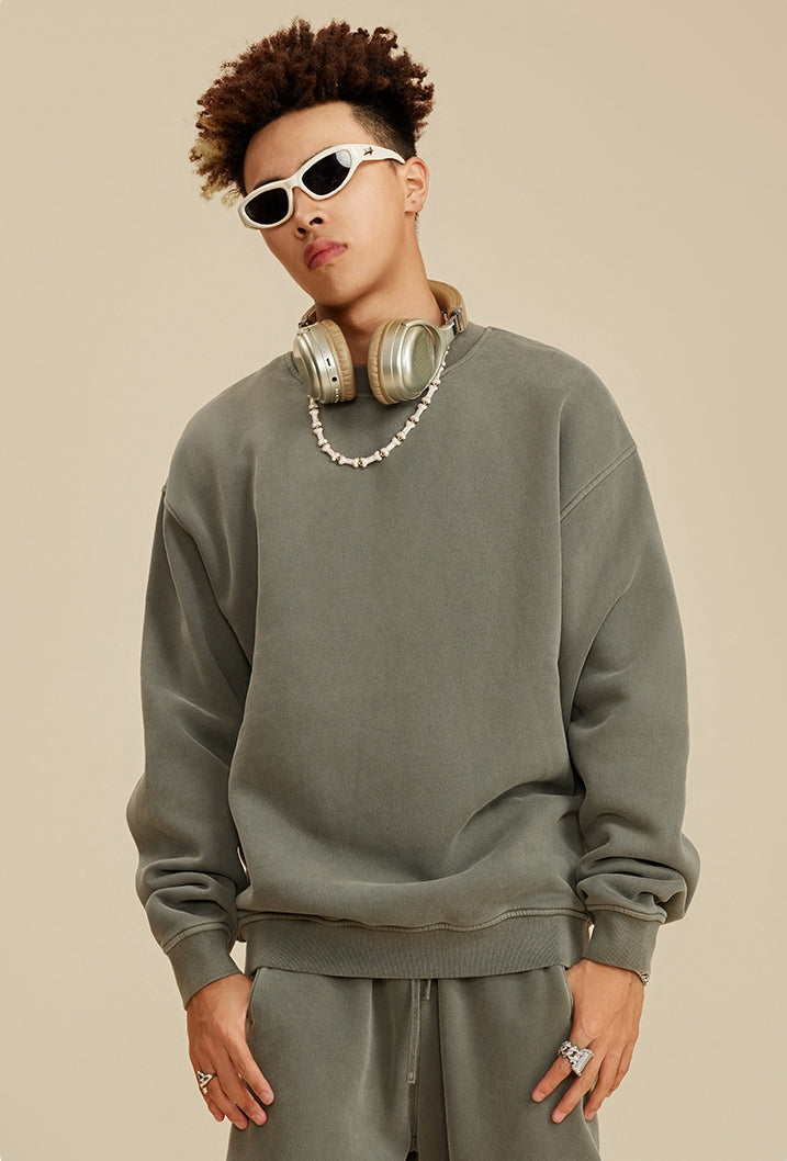 Oversize Washed Sweatshirt