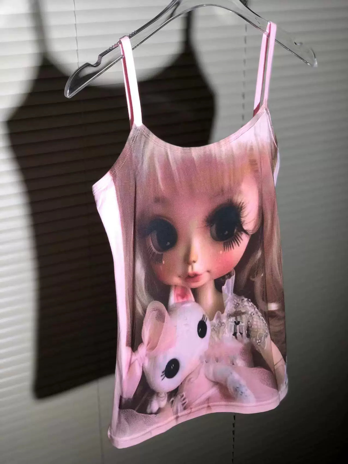 Artist Original 3D Girlprint Pink Y2k Camisole