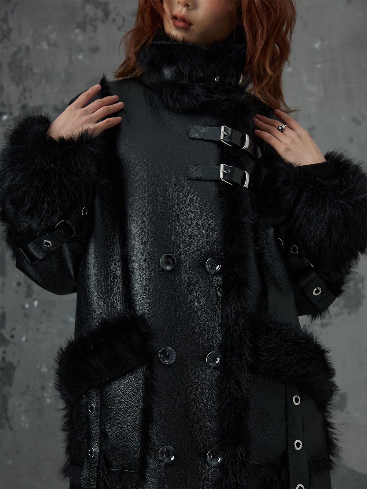 Heavy Thickened Fake Fur Shearling Coat