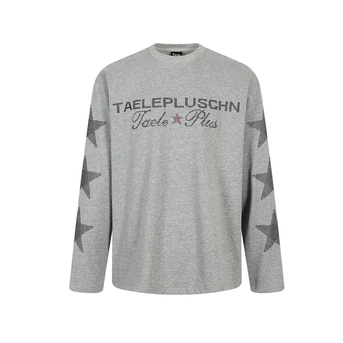 Star Rhinestone Letter Long Sleeve T-Shirt