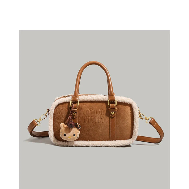 Vintage Frosted Versatile Crossbody Bag