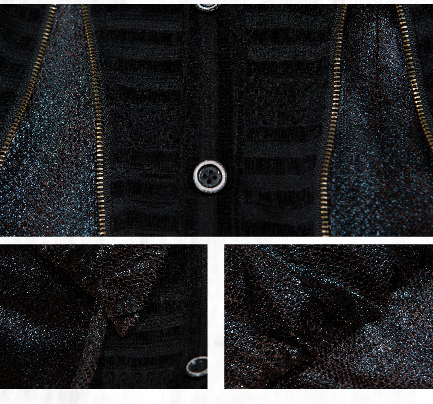 Puff Collar Fitted Long Sleeve Shirt