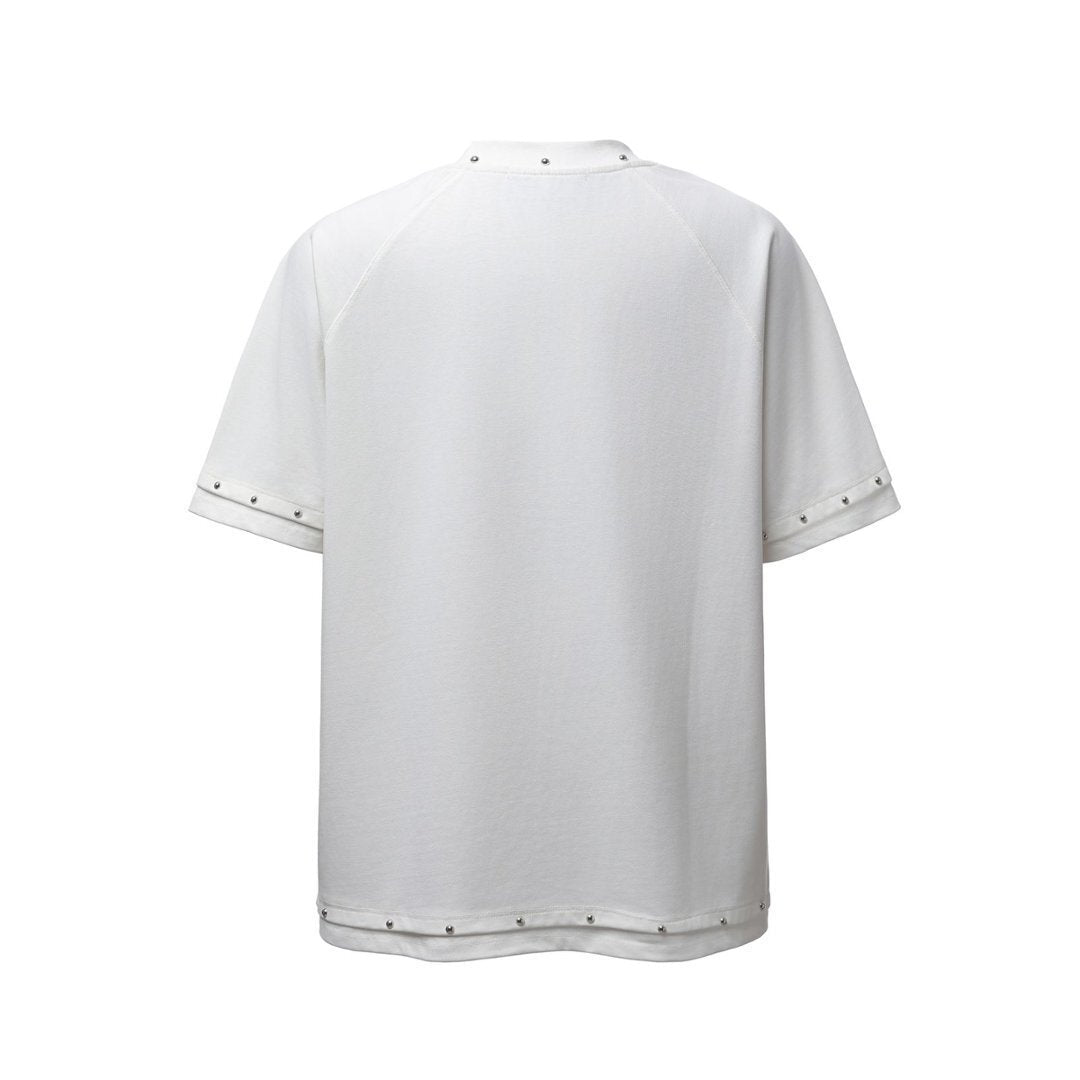 Studs Raglan Short Sleeve T-Shirt
