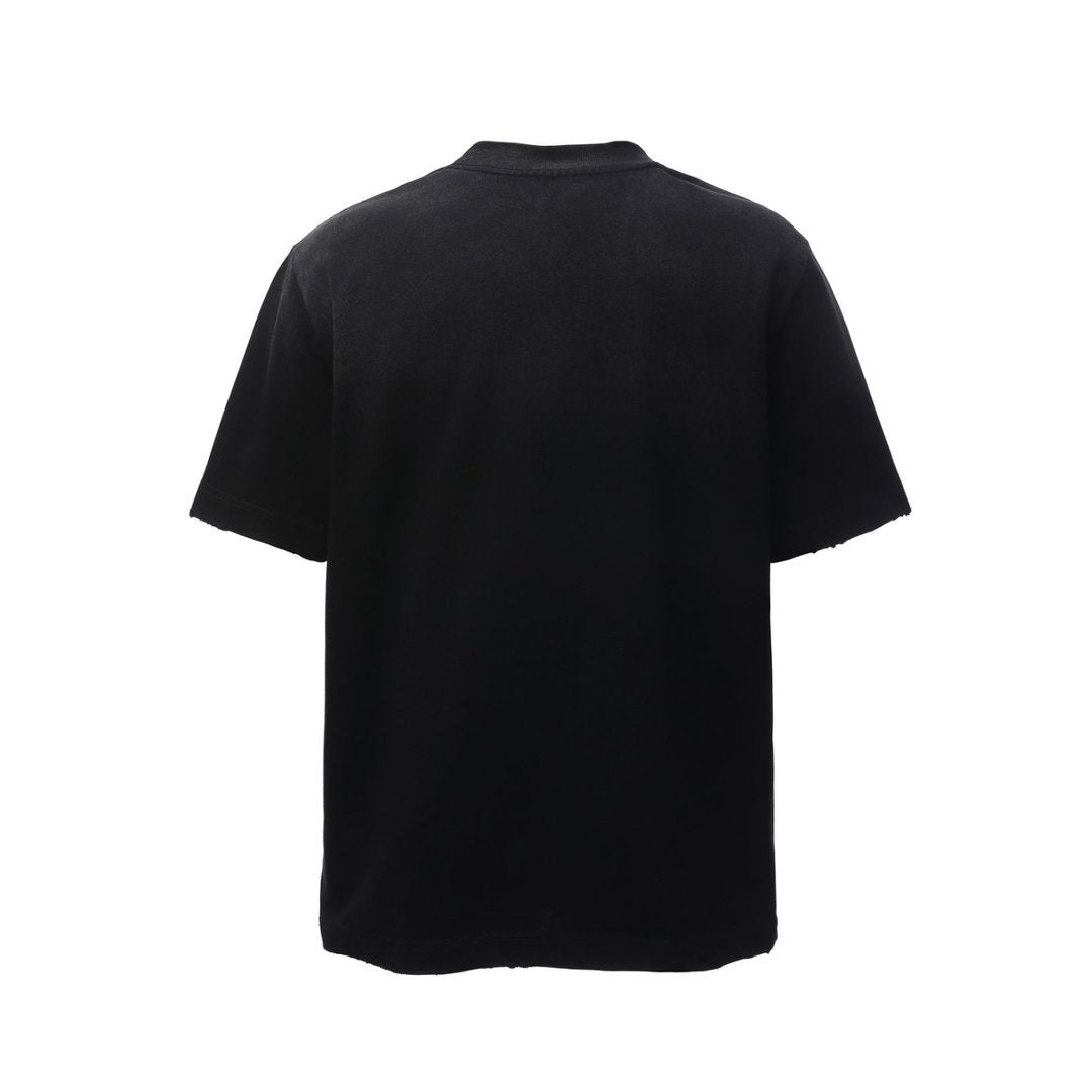 Heavyweight Spray Print Oversize Short Sleeve T-Shirt