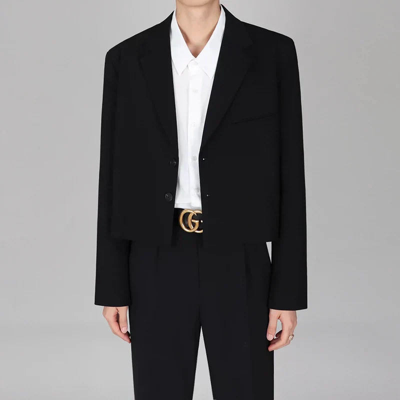 Cropped Tailored Jacket