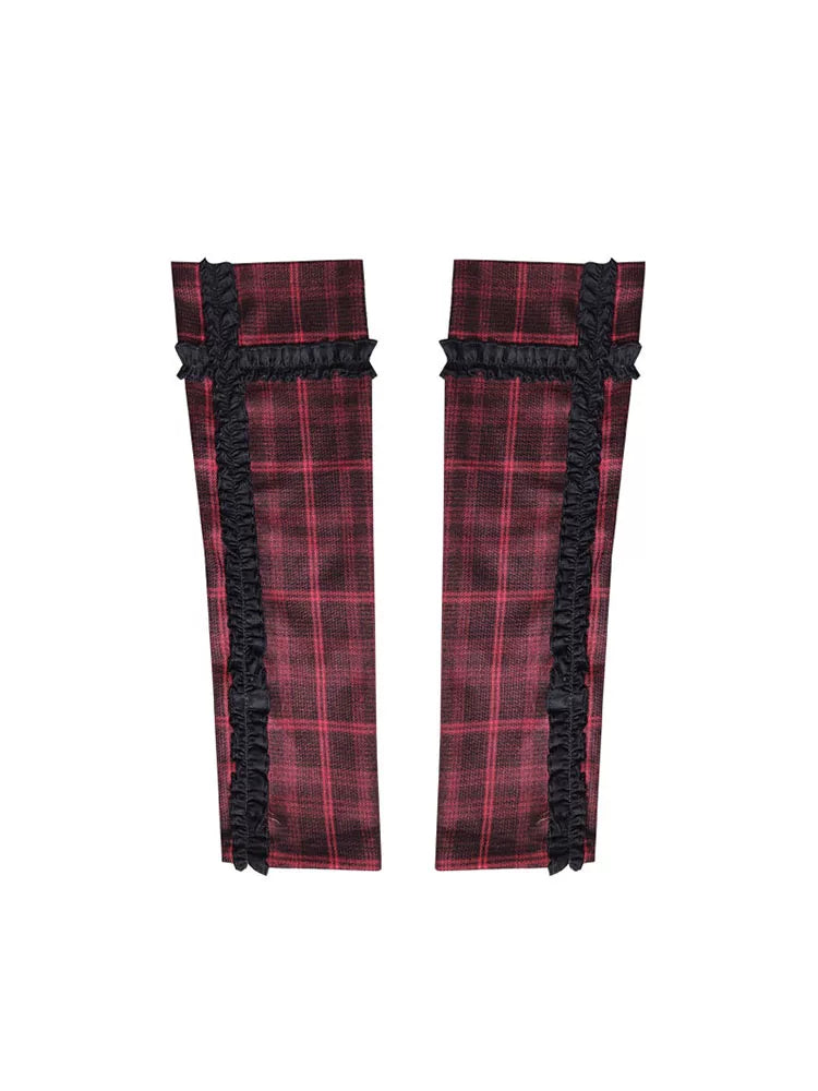 Plaid Arm Warmers
