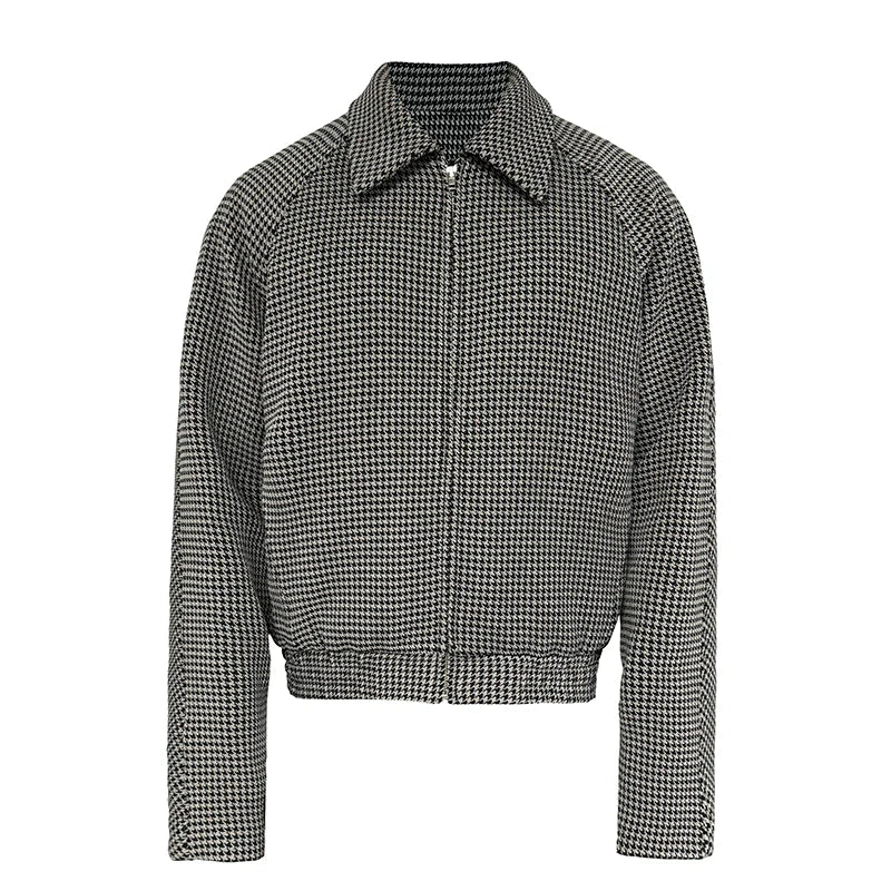 Houndstooth Short Jacket
