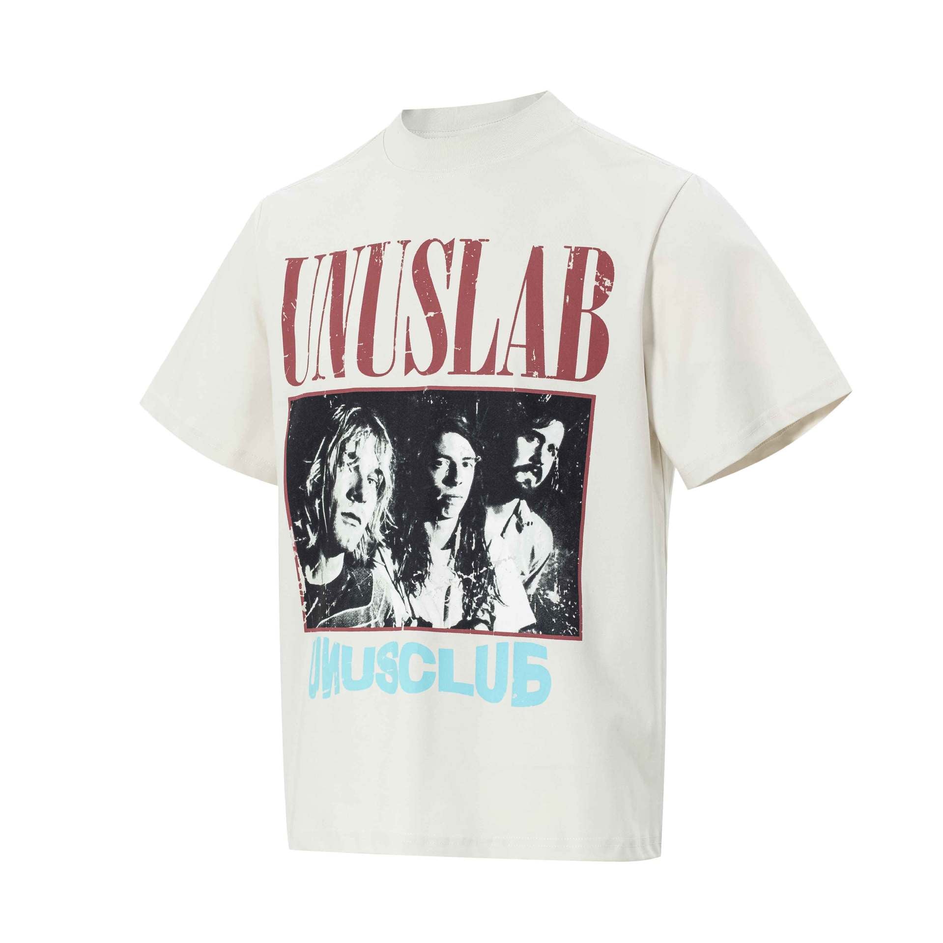 Graphic Portrait Print Short Sleeve T-Shirt