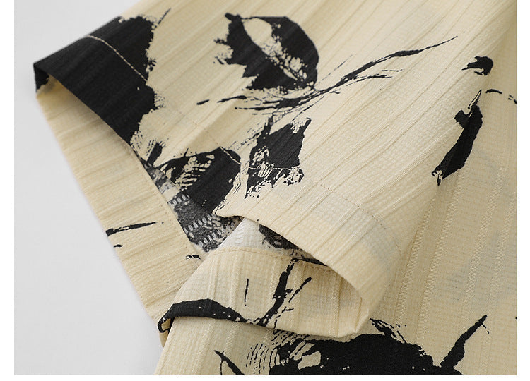 Camicia da spiaggia floreale retrò