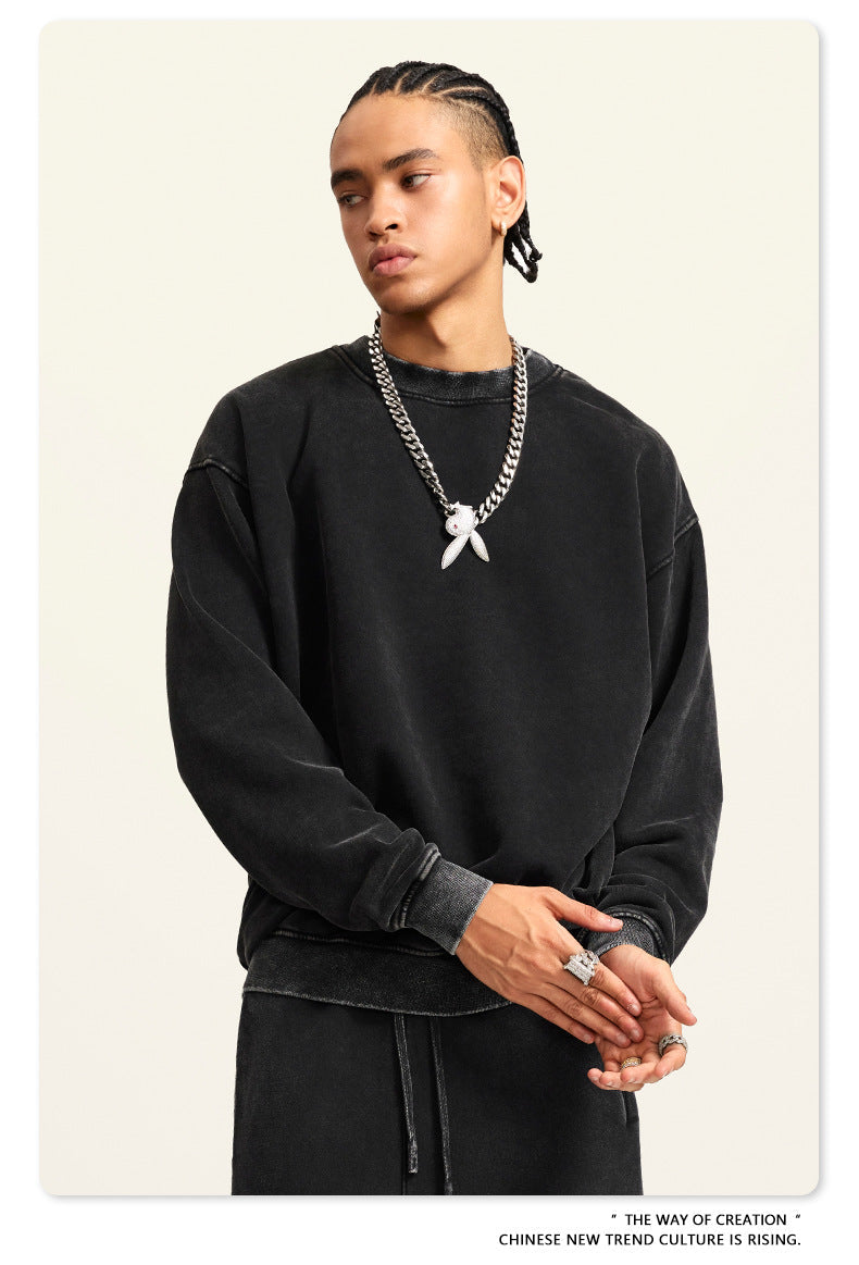 Oversize Washed Sweatshirt