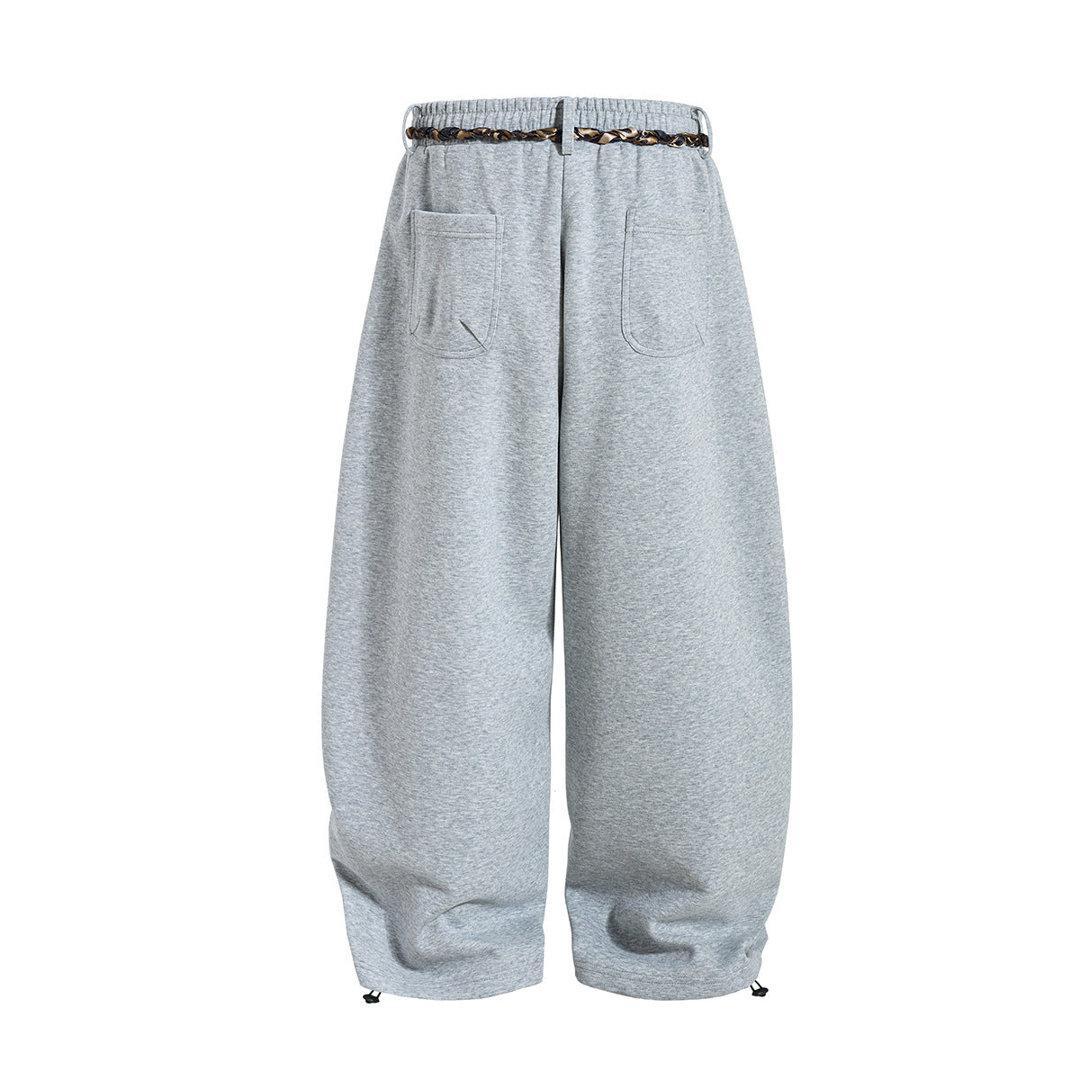 Sporty Curved Wide Leg Pants