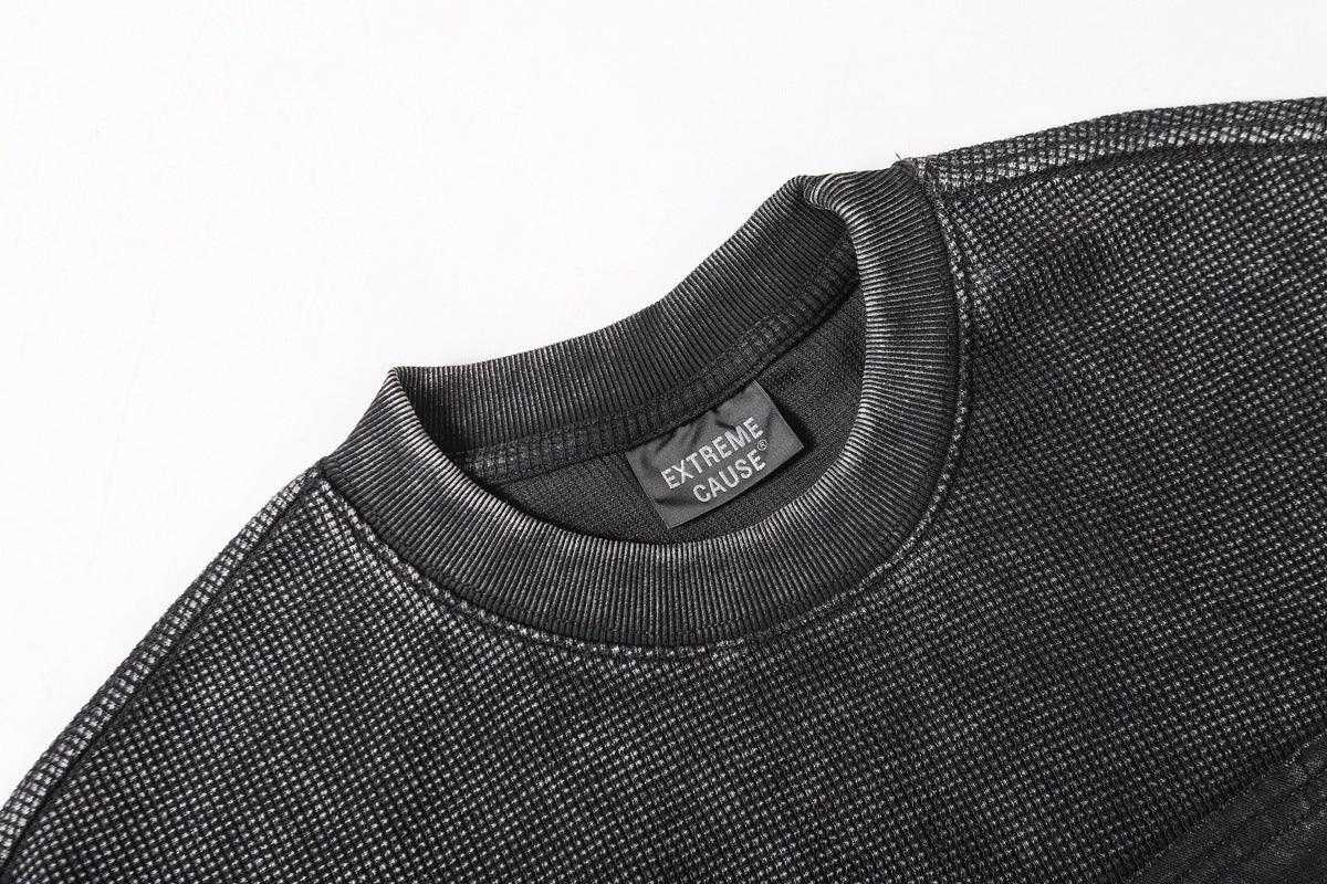 Waffle Washed Short Sleeve T-Shirt