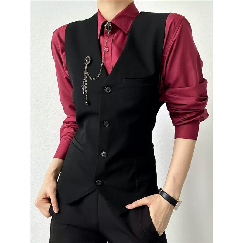 Neutral Style Slim Vest