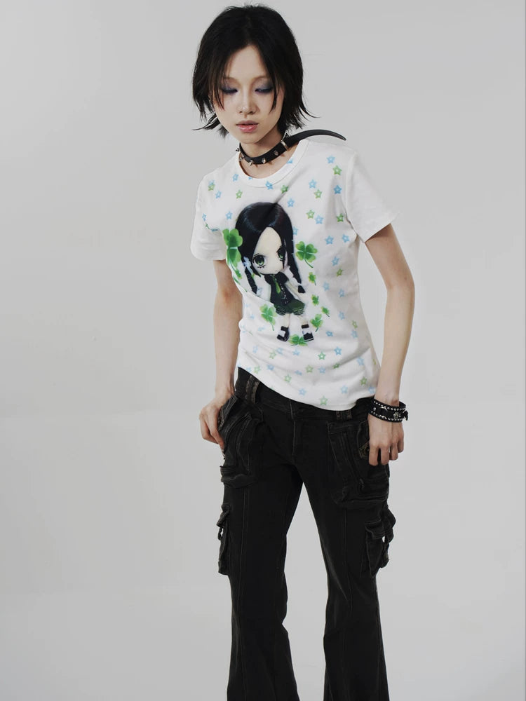 Clover Doll Short Sleeve T-Shirt