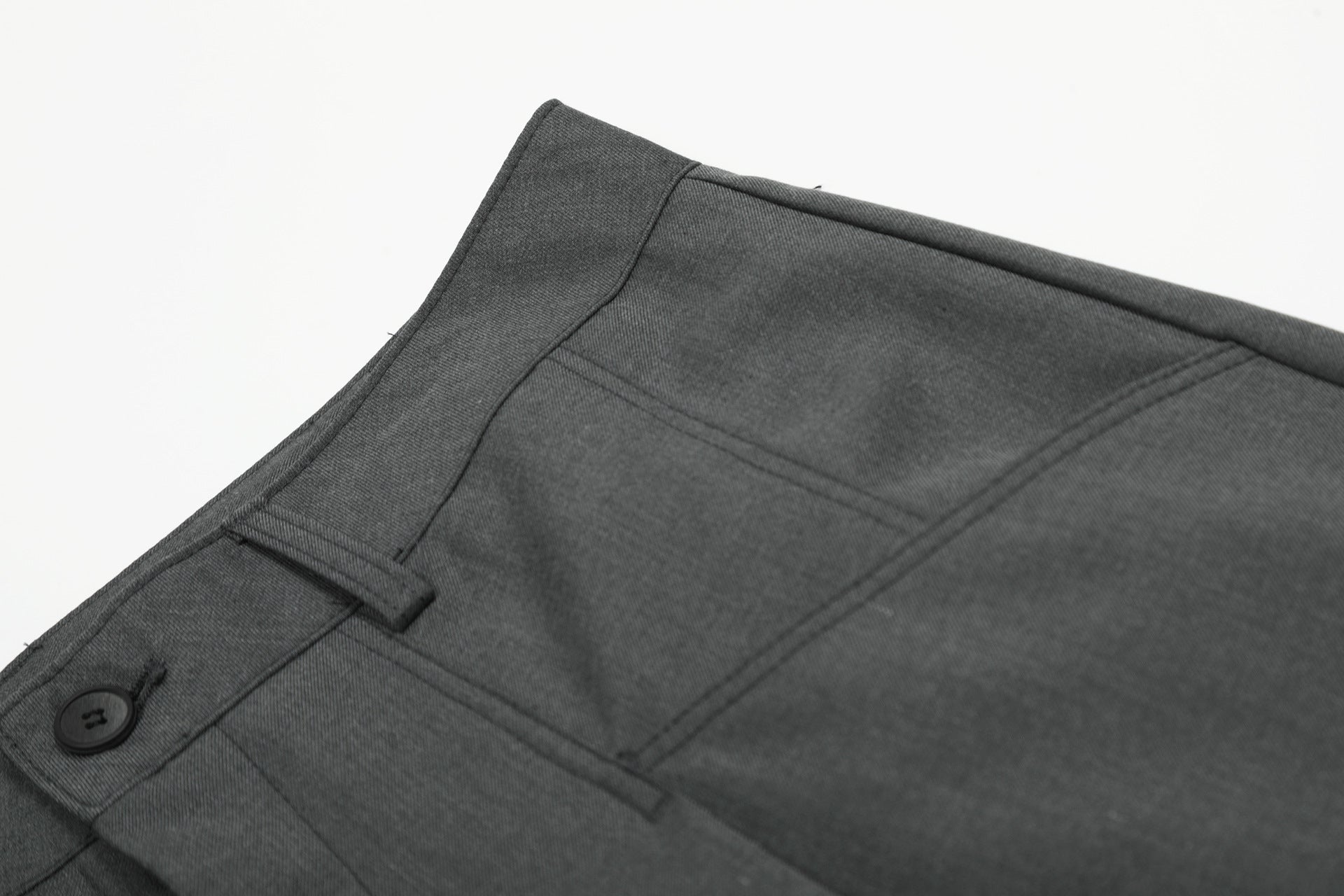Deconstruction Pleats Draped Wide Leg Trousers