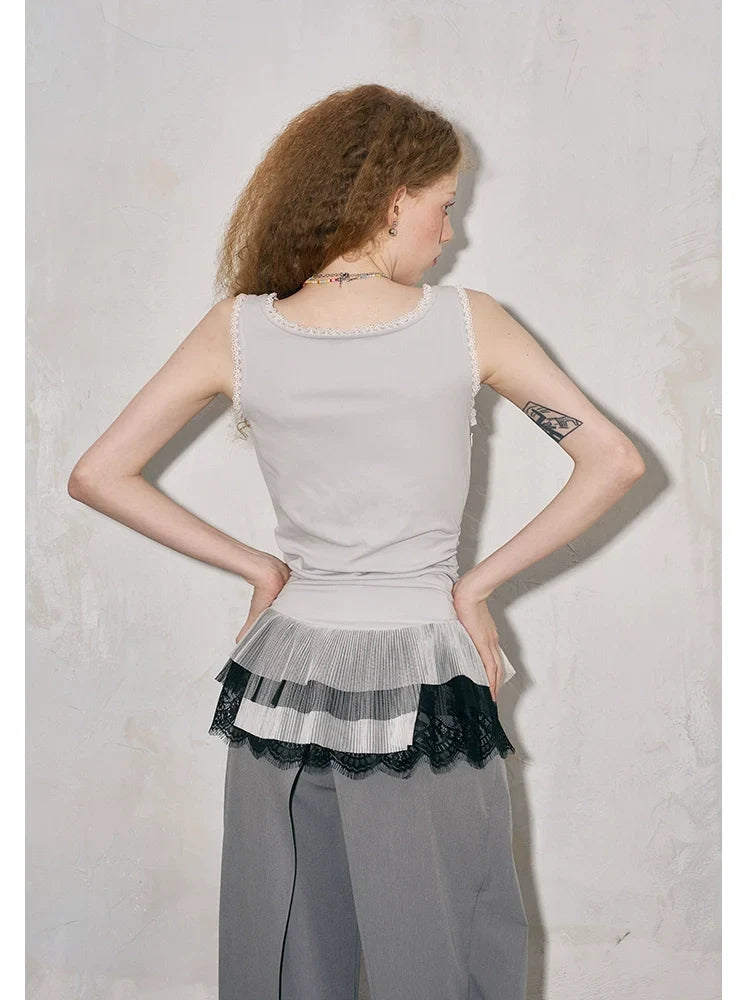 Letter Print Slim Fit Camisole