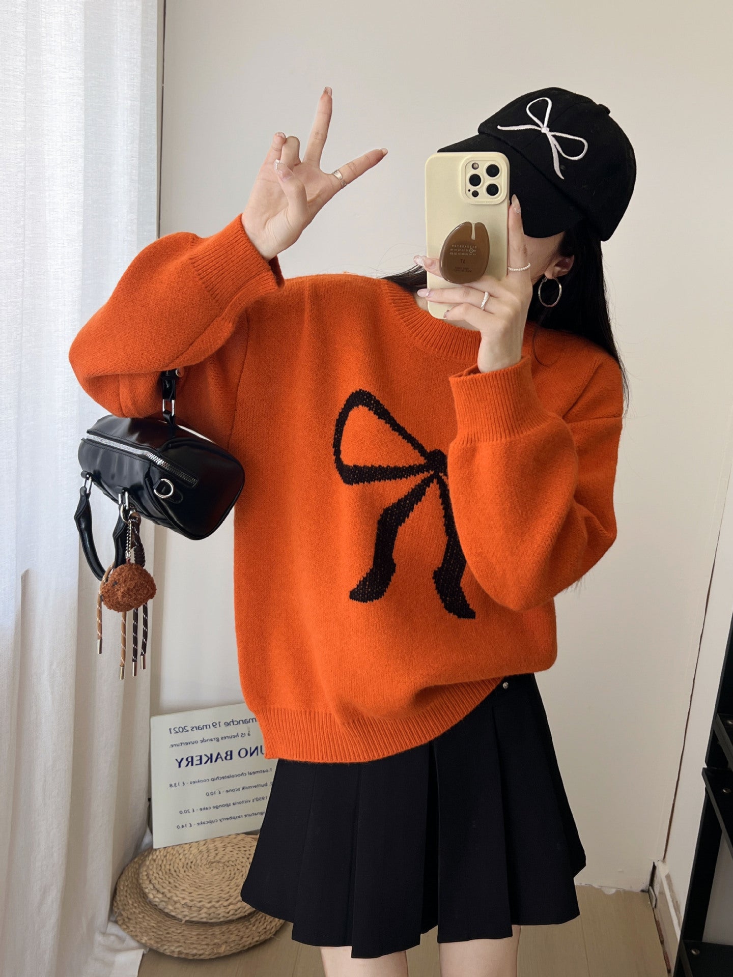 Cute Holiday Bow Sweater