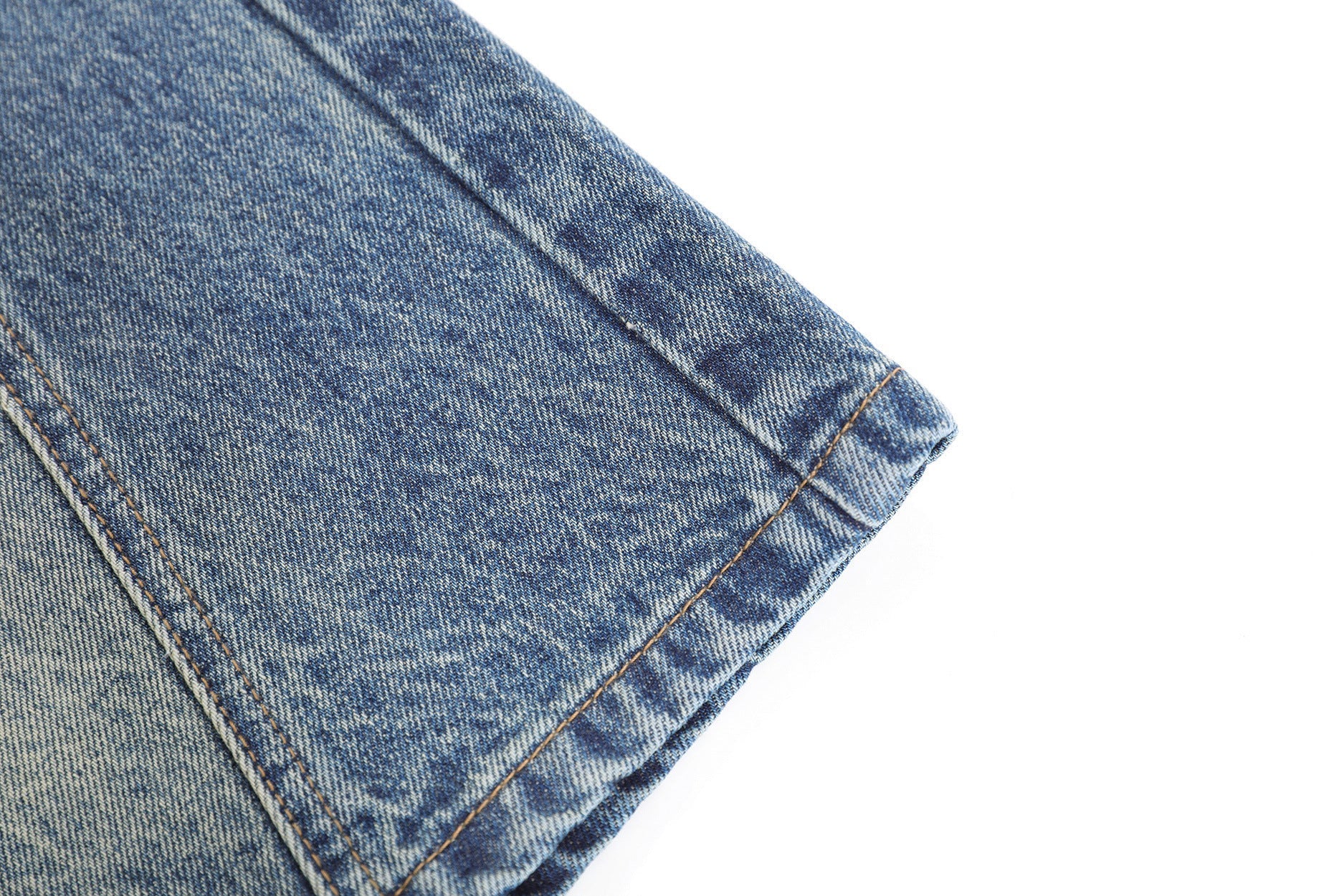 Denim Wash Wide Leg Jort