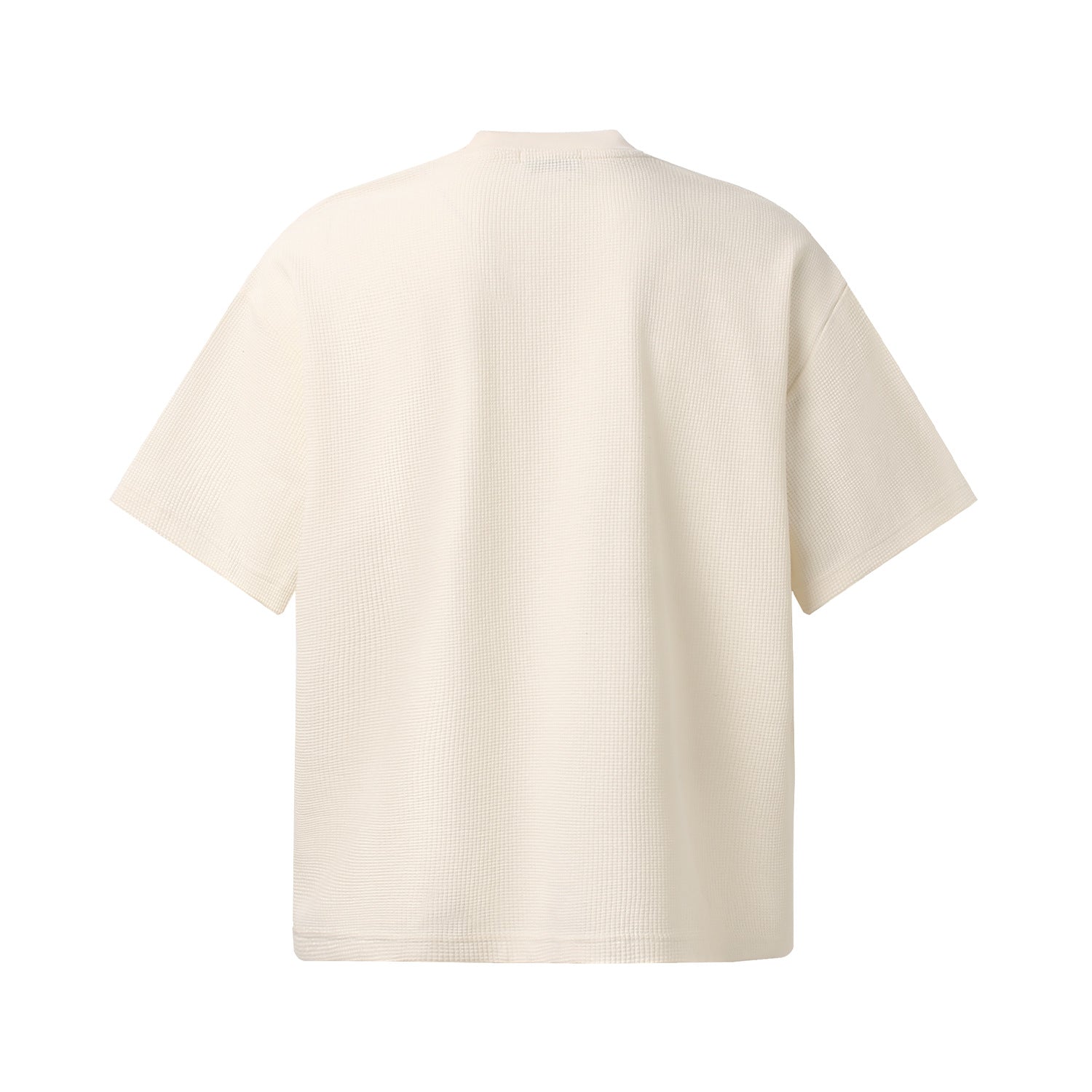 Waffle Graffiti Print Short Sleeve T-Shirt