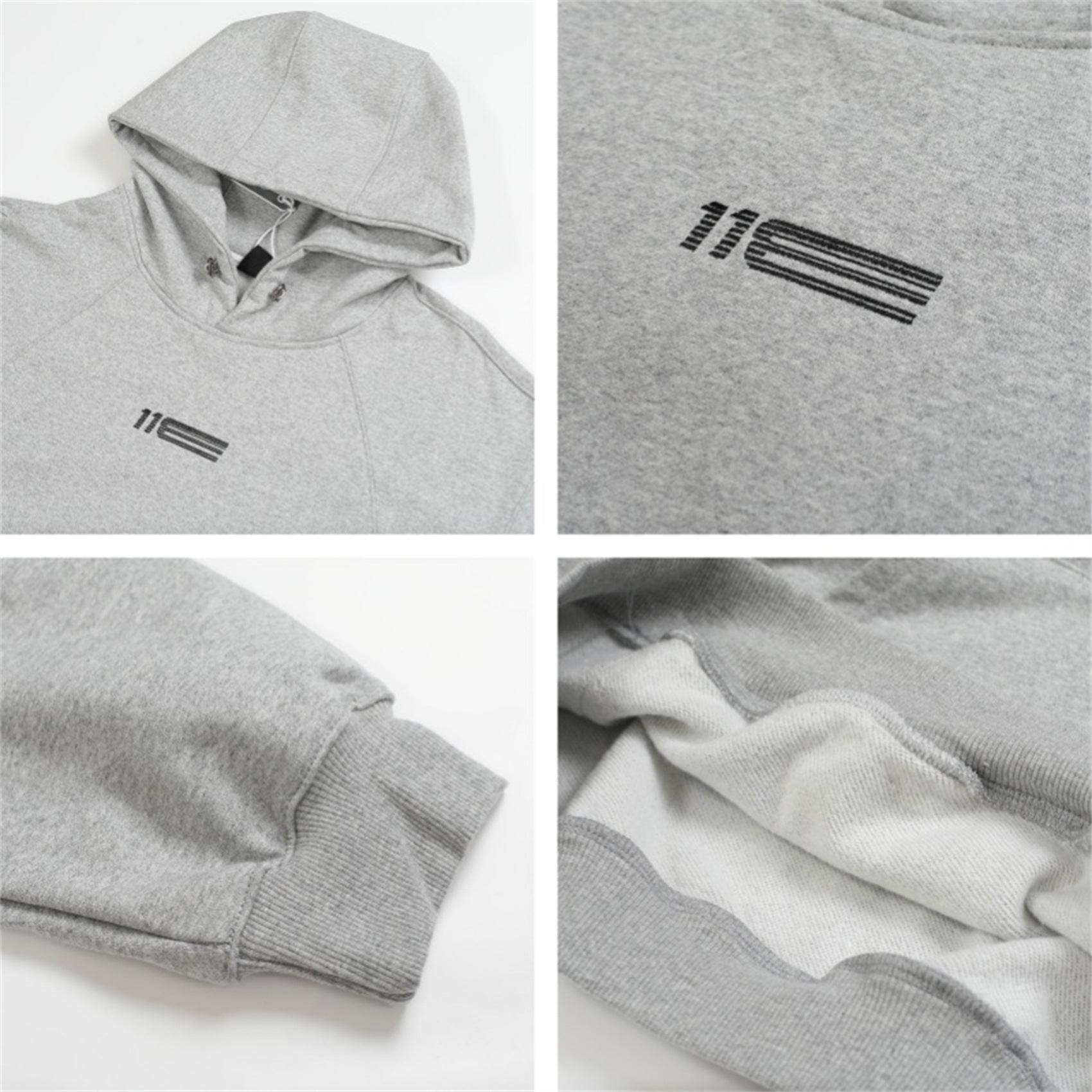 Embroidery Letter Oversize Hoodie