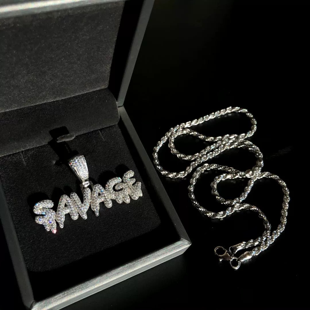 Collier Savage Full Diamond