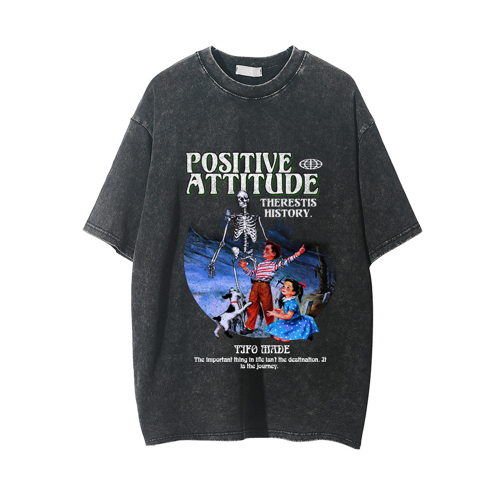 Skull Character Printed T-Shirt