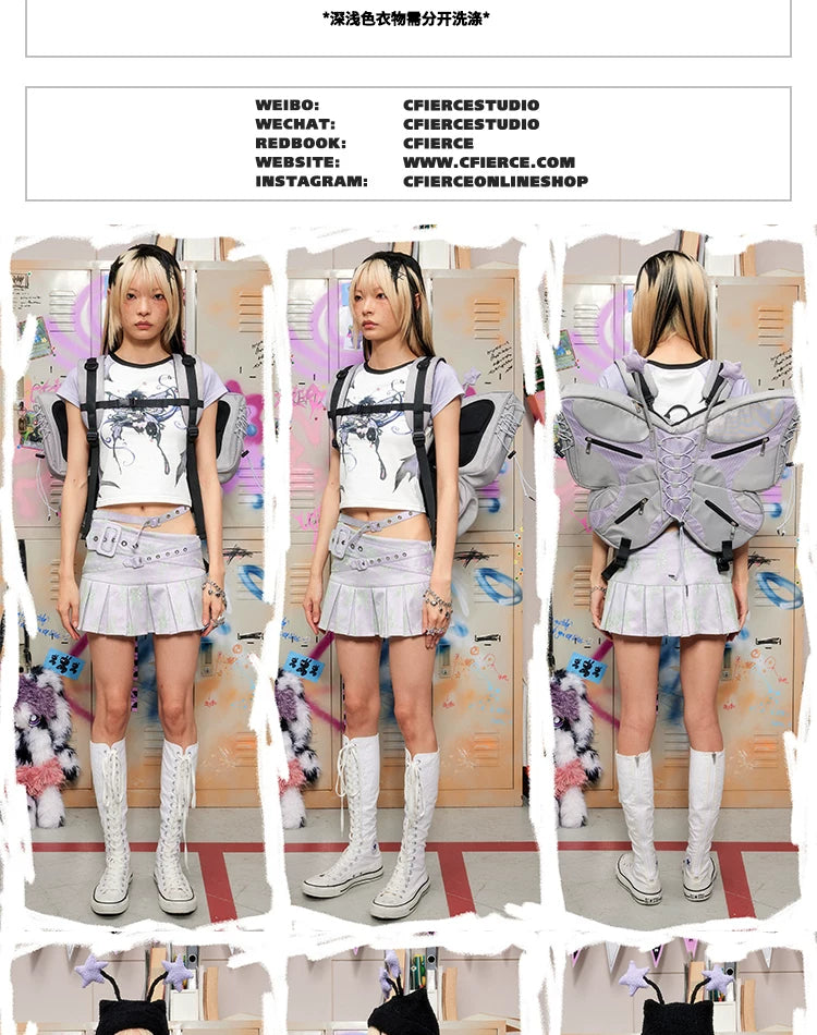 Butterfly Design Backpack