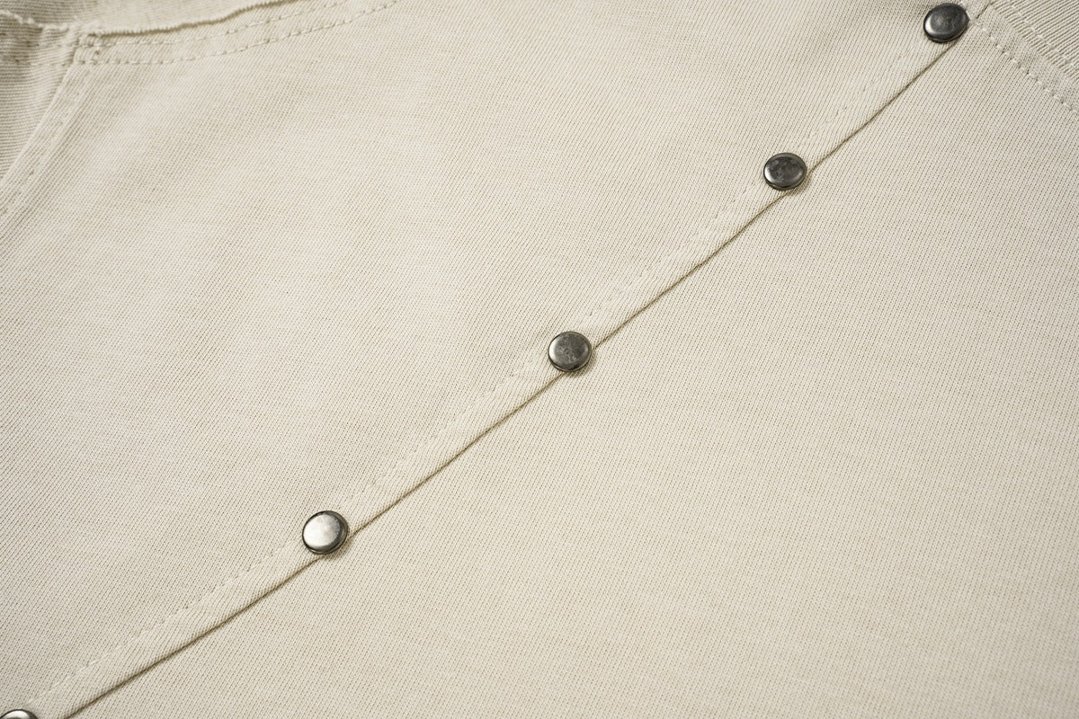 Studs Washed Short Sleeve T-Shirt