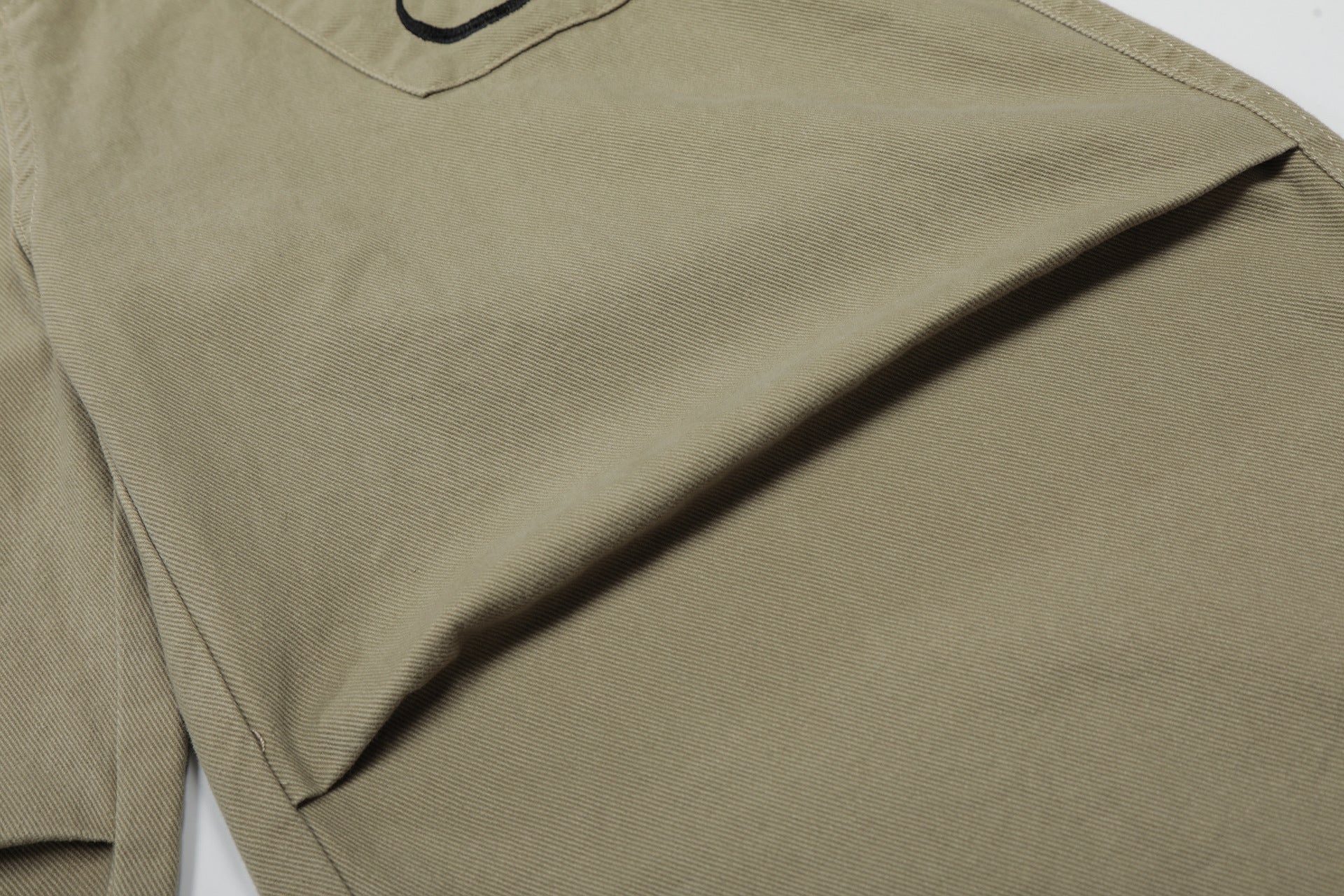 Washed Embroidery Wide Leg Jort