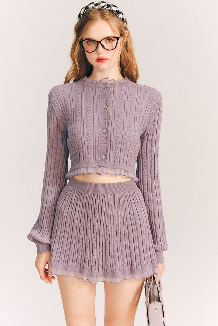 Purple skirt