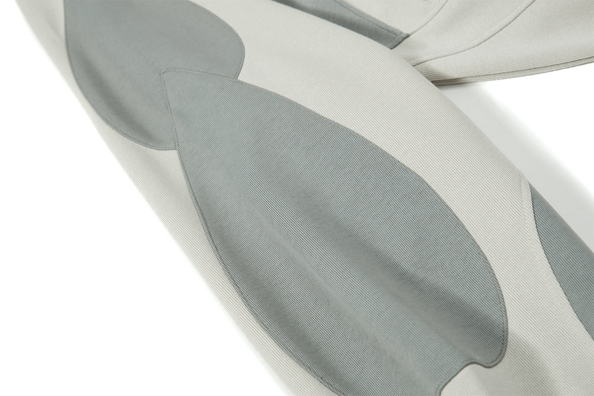 Panel Raglan Design Hoodie