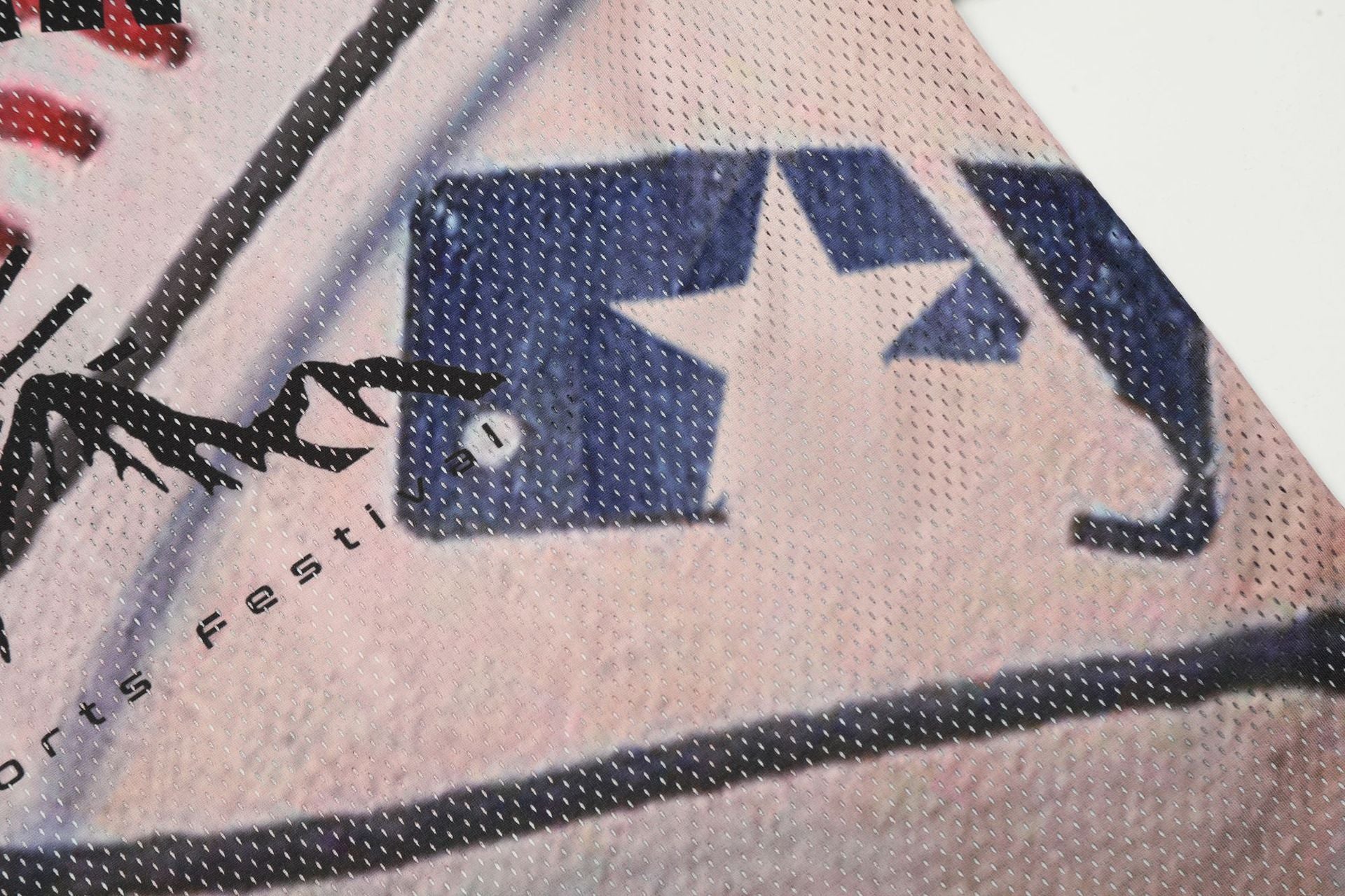 Maillot ample à imprimé rétro