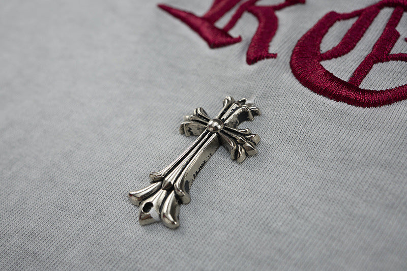Washed Cross Logo Short Sleeve T-Shirt
