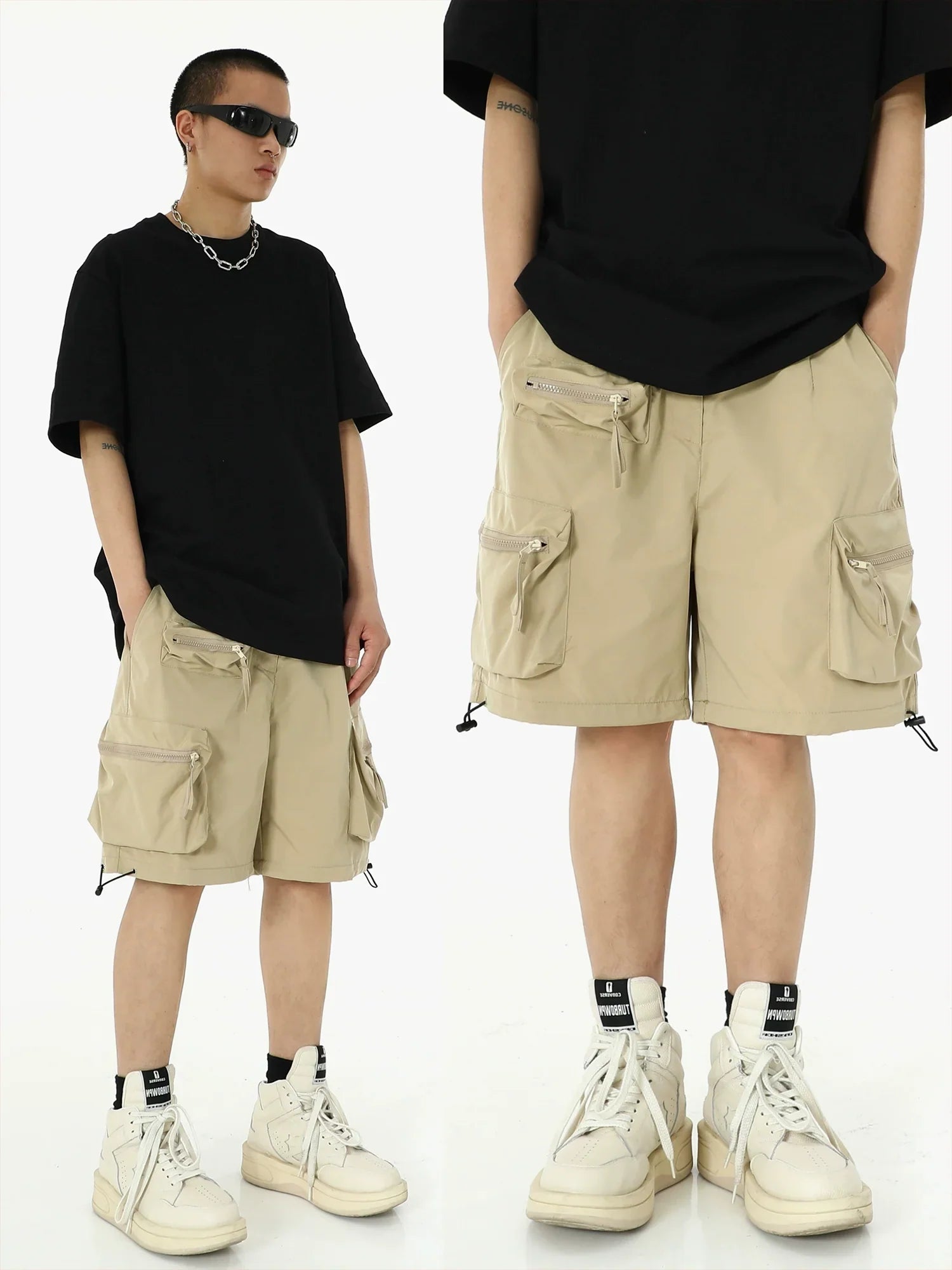 Multi Pocket Cargo Short Pants