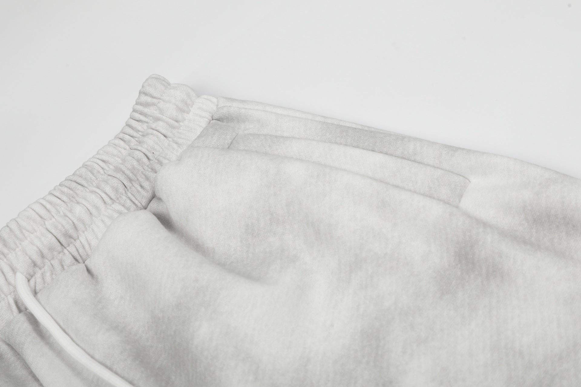 Cloud Washed Cross Embroidery Wide Leg Sweaet Pants