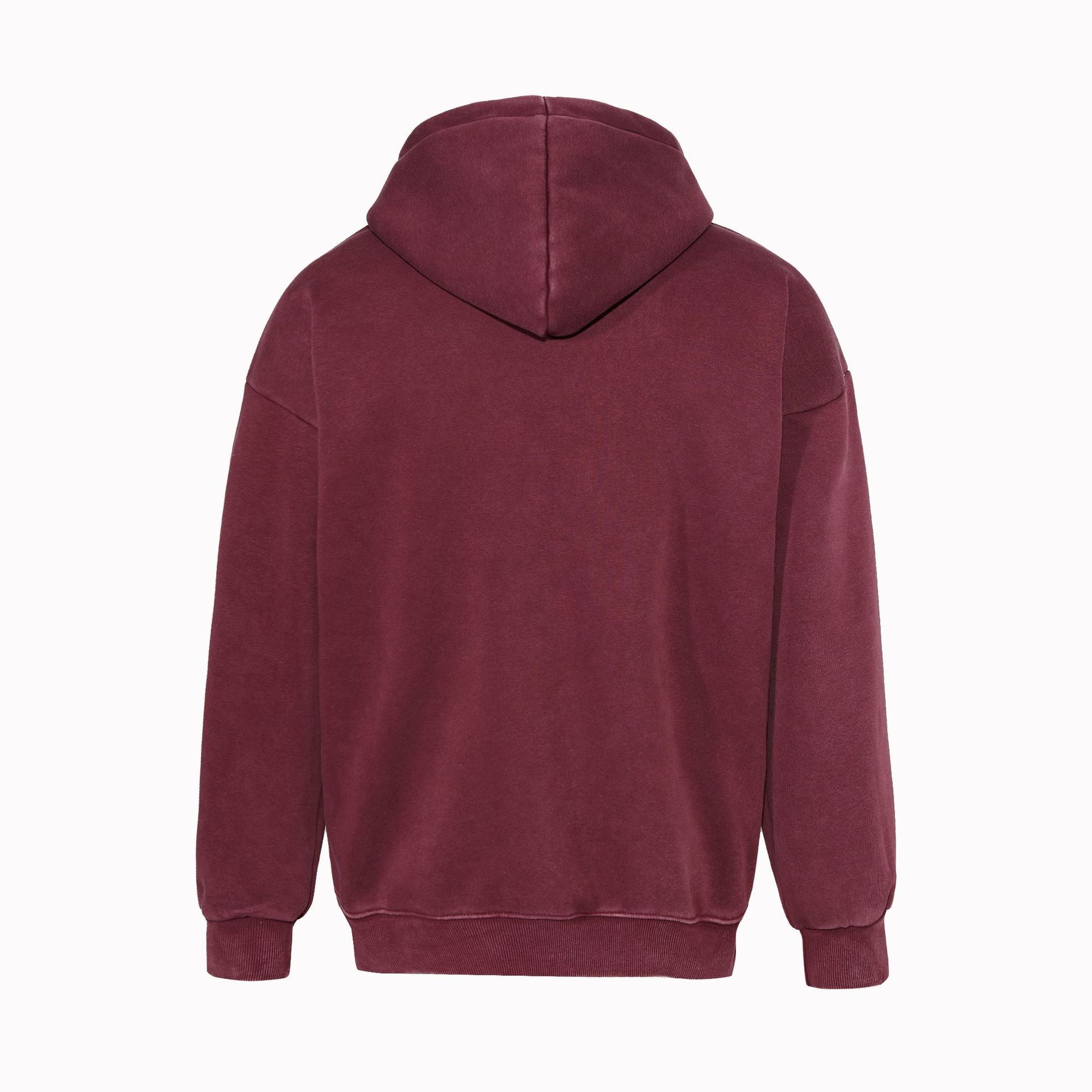 Oversize Letter Print Pullover Hoodie