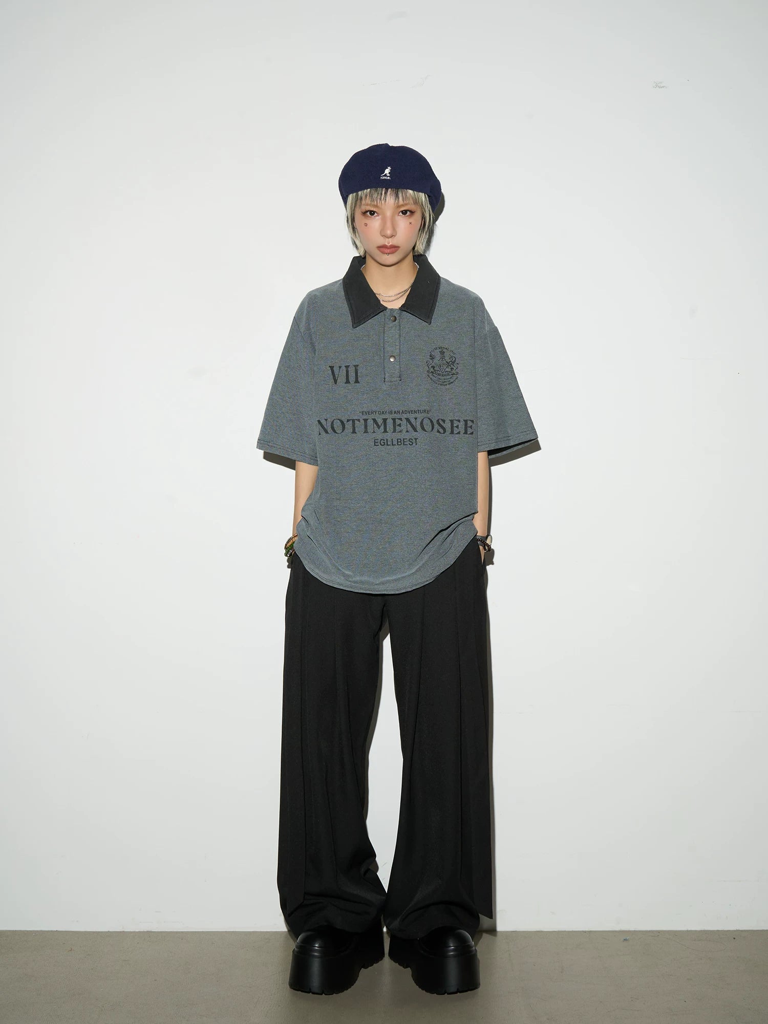 Wrap Tie Waist Tailored Jacket & Wide Leg Trousers Setup