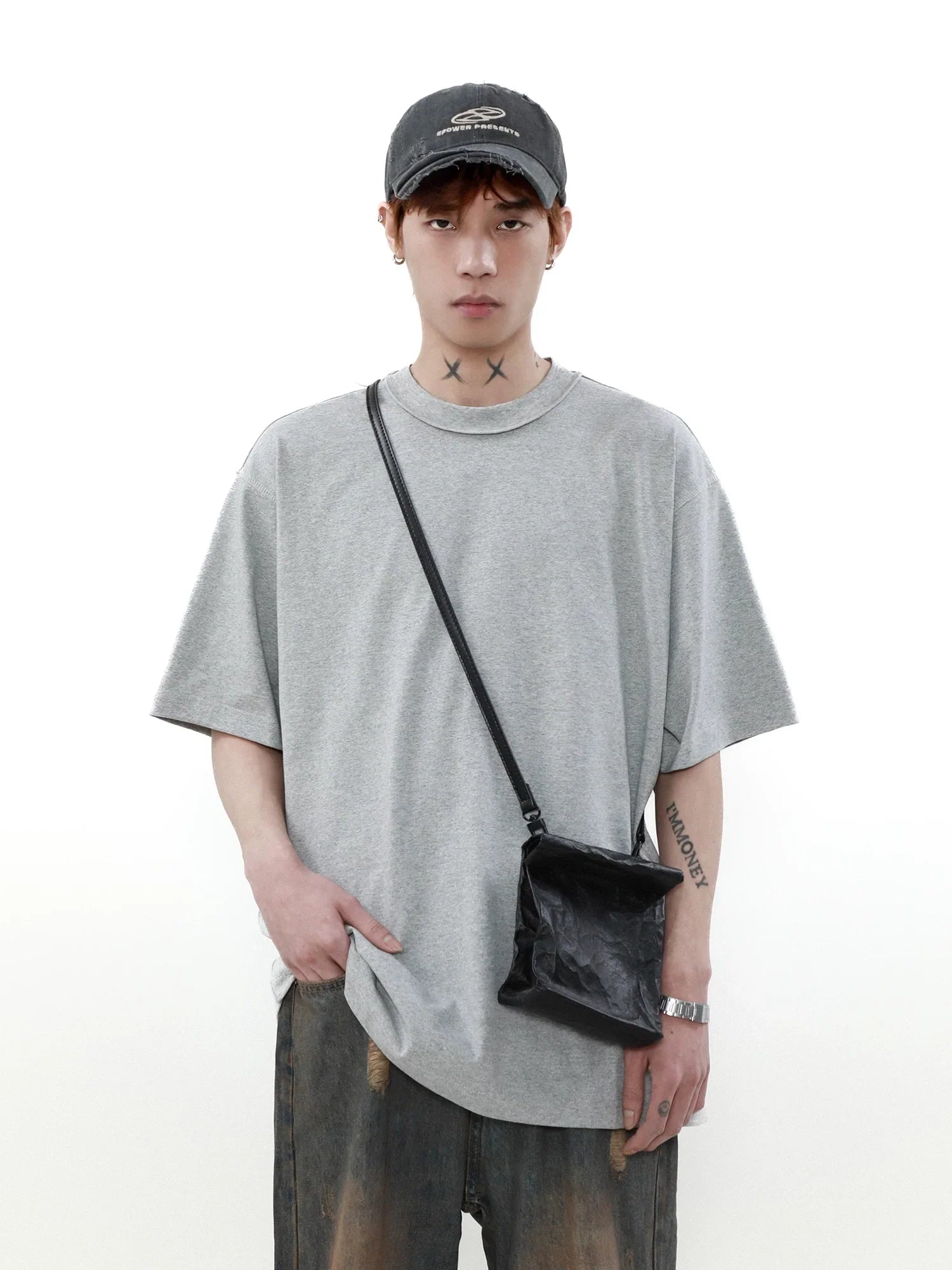 Oversize Round Neck Short Sleeve T-Shirt
